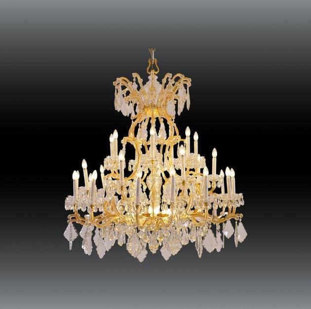 Woka Lamps Vienna Люстра из железа и стекла в классическом стиле sun-id-1362571 - Вид №3