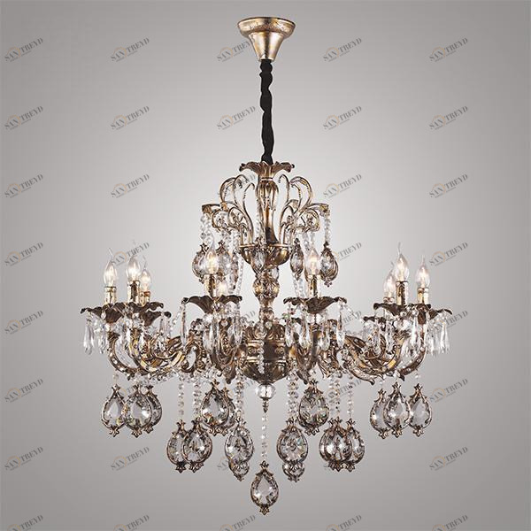 Подвесная люстра Bogates Wonderful 271/10 Strotskis BOGATES ДИЗАЙНЕРСКИЕ, СВЕЧИ 181618 Золотой 