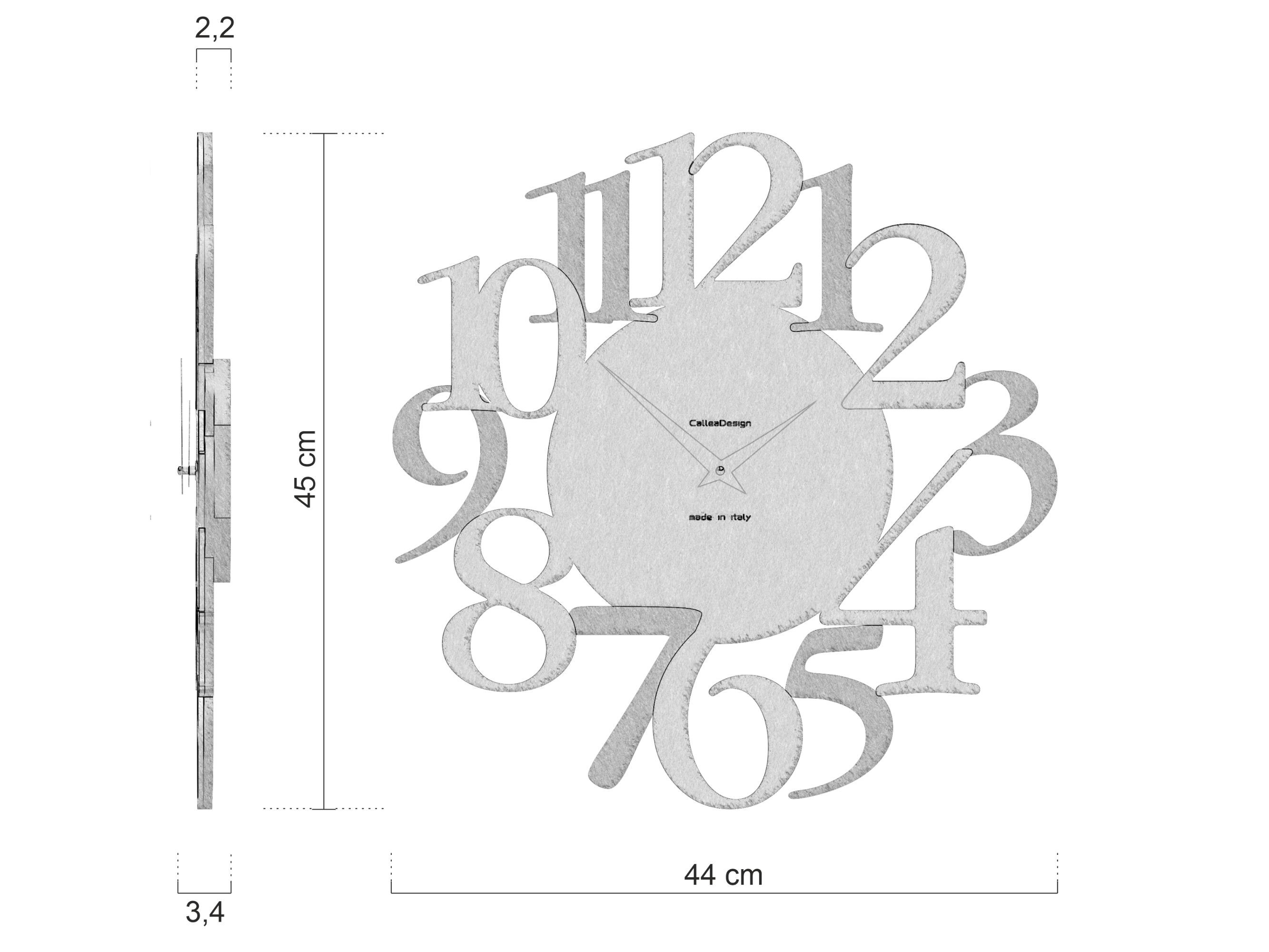 Настенные часы MDF CalleaDesign RUSSELL ARCH-00075964 - Вид №3