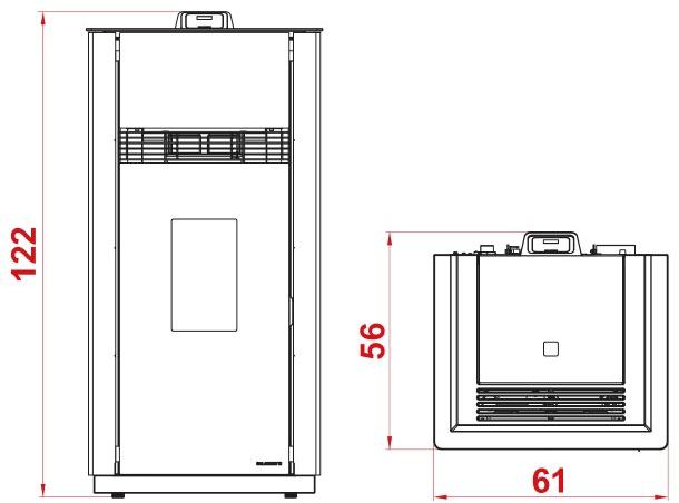 PALAZZETTI Пеллетная печь из стали класса а + Wilma sun-id-1450402 - Вид №4