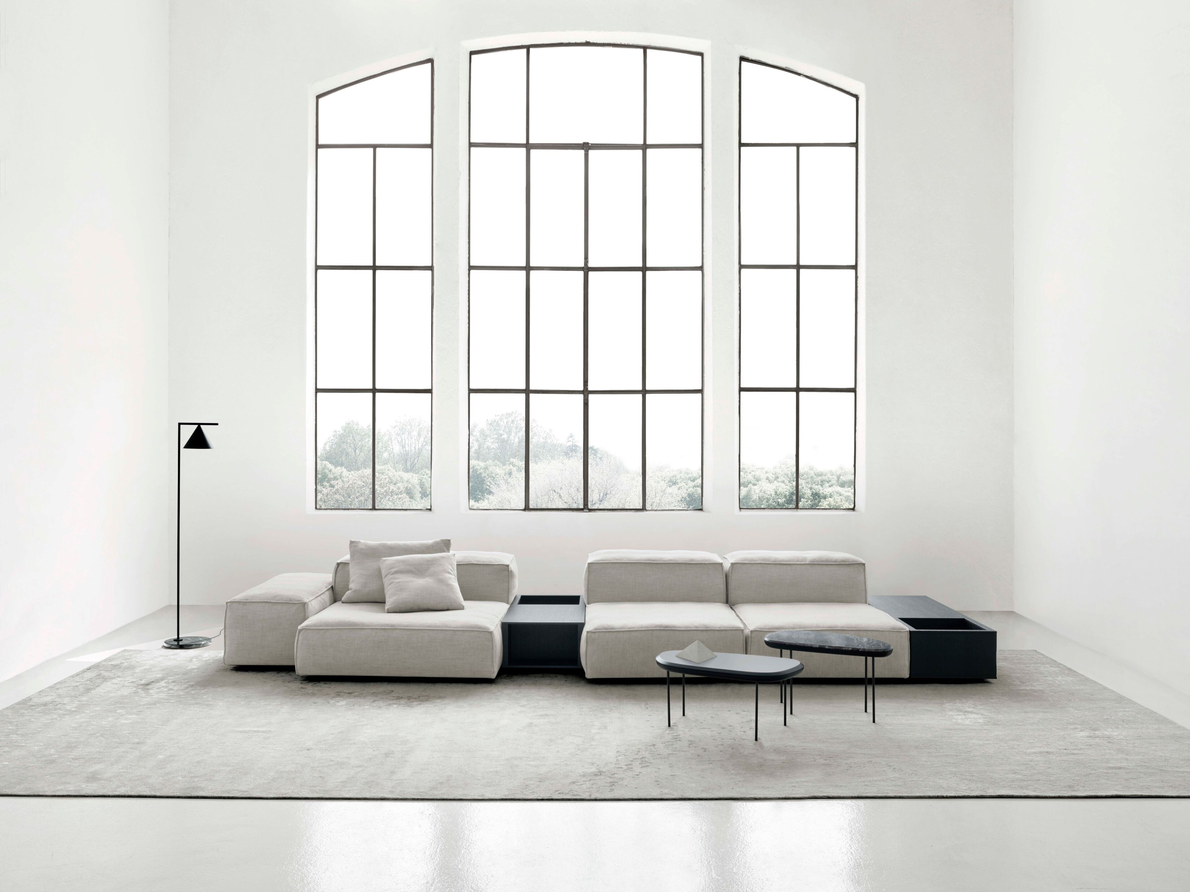 Журнальный столик из МДФ с отсеком для хранения Living Divani Extrasoft ARCH-00123913 - Вид №7