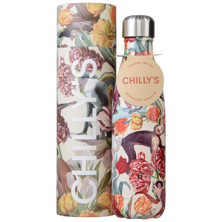 B500TRMON Термос tropical, monkey, 500 мл Chilly's Bottles  - Вид №2
