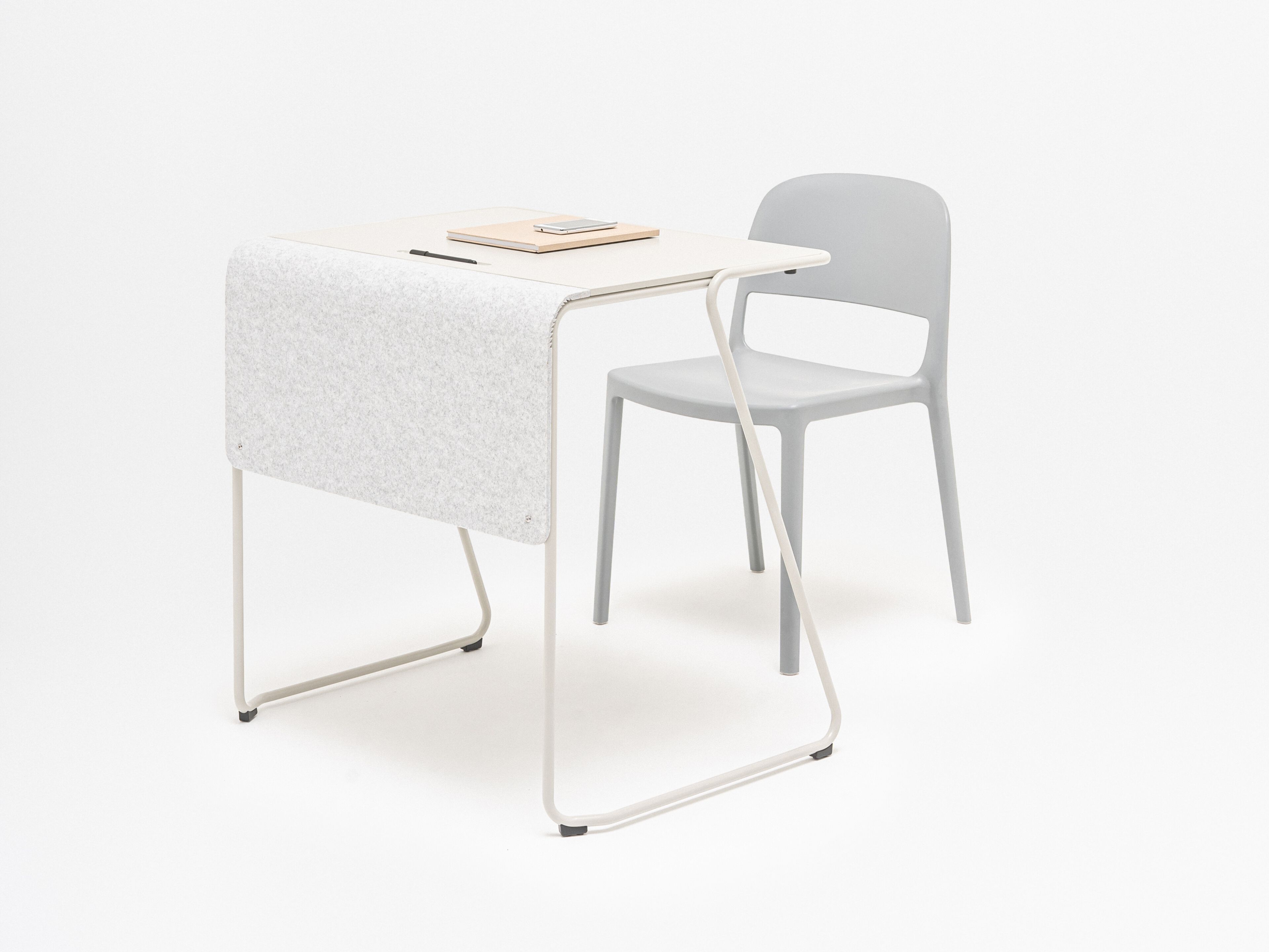 Прямоугольный стол из стали и дерева MDD LOOP ARCH-00008239 - Вид №3