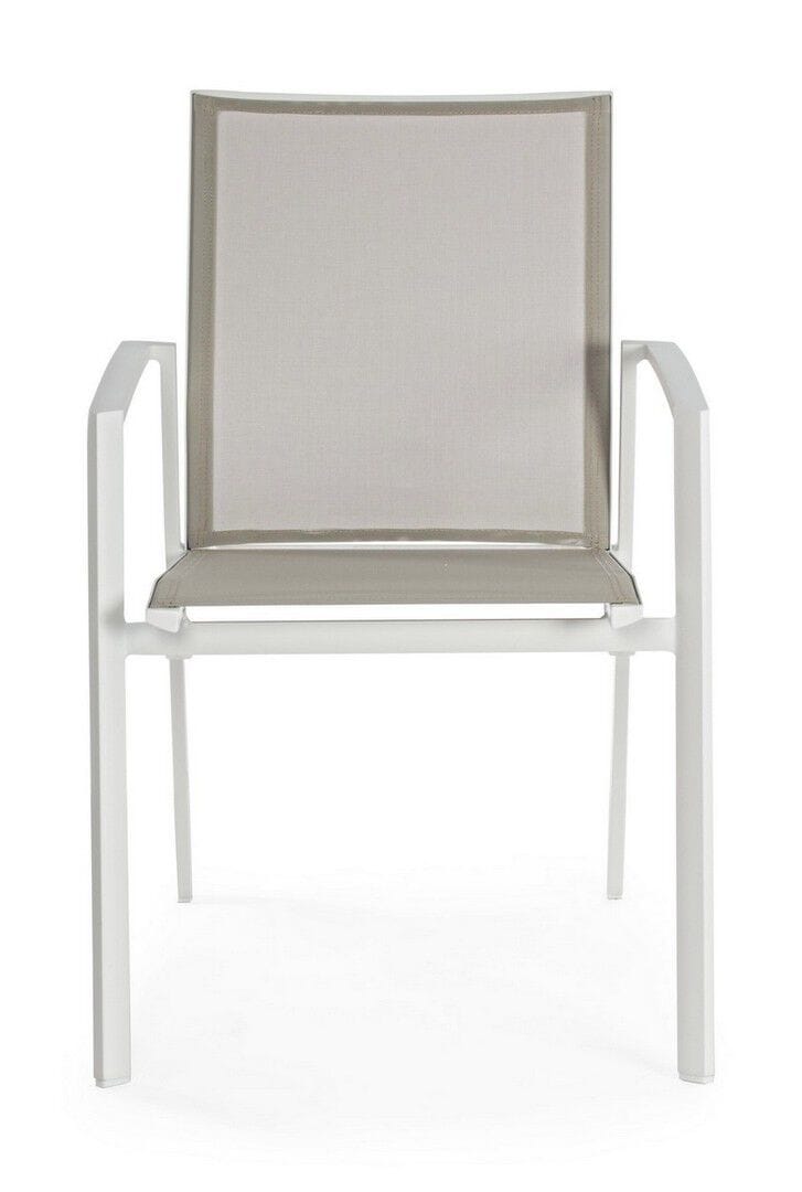 Алюминиевый штабелируемый садовый стул с подлокотниками BIZZOTTO Cruise ARCH-00086262 - Вид №6