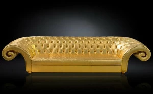 VGnewtrend Кожаный диван с тафтингом Versailles