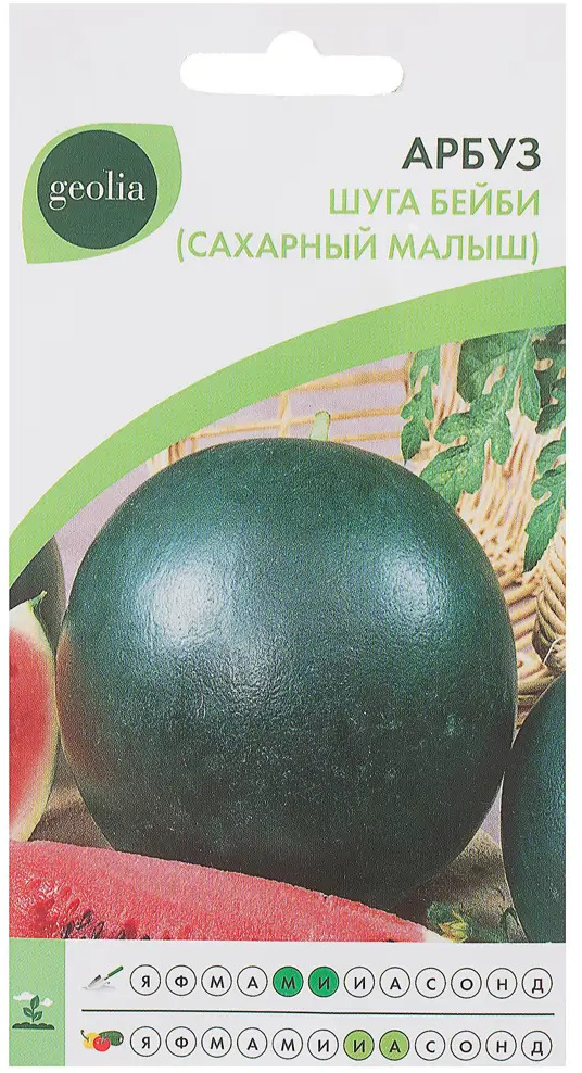 Семена арбуза Geolia «Шуга Бейби» — Сахарный малыш для раннего урожая 17584680