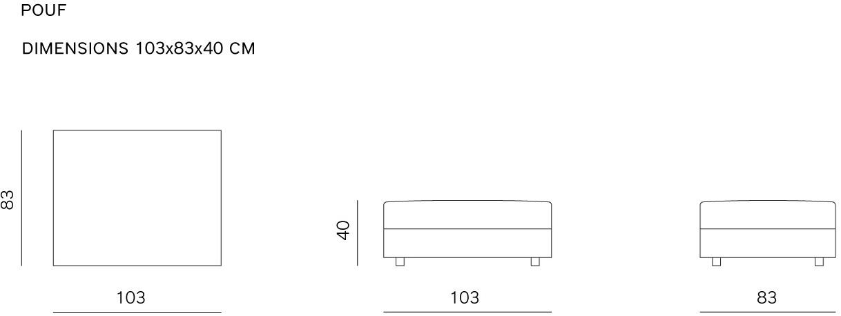 prostoria Мягкий пуф Classic sun-id-1441882 - Вид №3