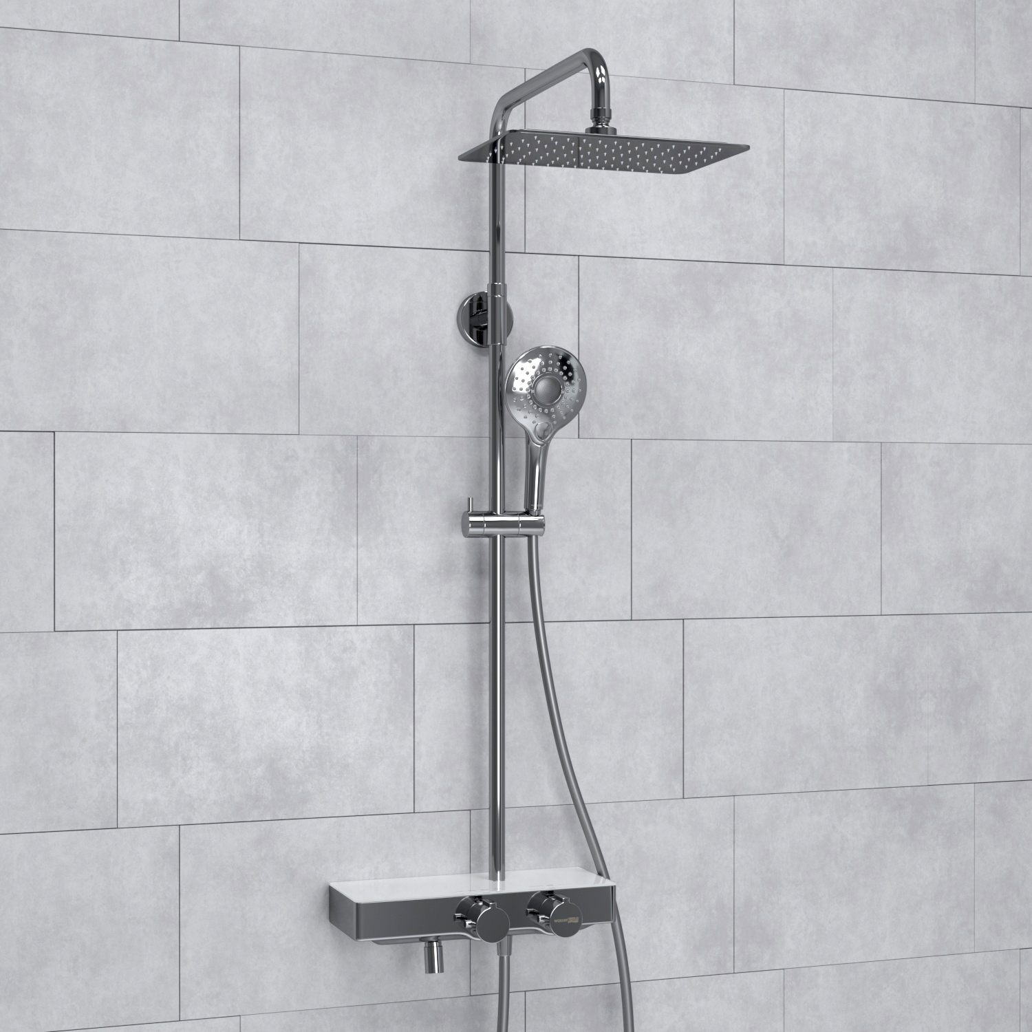 A113.069.101.CH Thermo Душевой комплект с термостатическим смесителем WasserKRAFT 