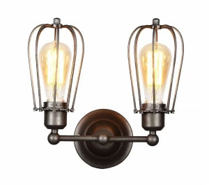Бра Divinare Ofelia 2001/01 AP-2 DIVINARE ПОД СТАРИНУ, ФОНАРЬ 077348 Серый