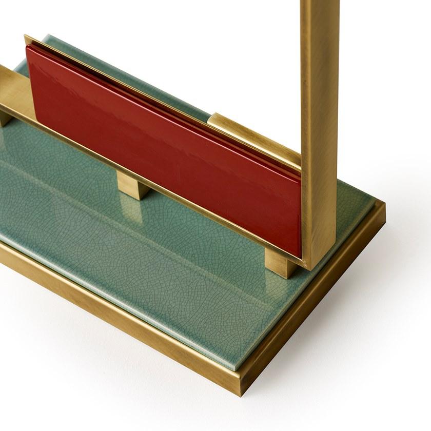 MARIONI Настольная лампа из латуни Sunset 02911 - Вид №1