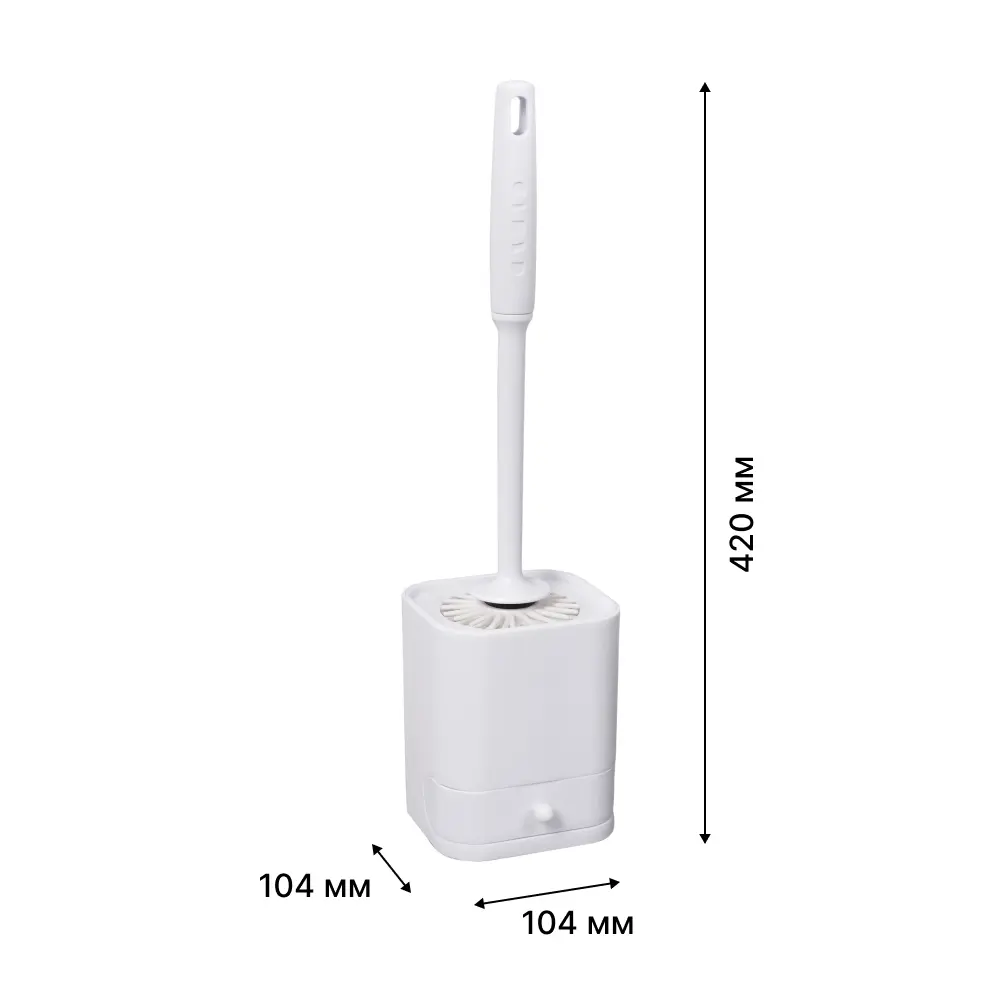 Ёршик для унитаза Lemer BAU-BR-1 подвесной пластик цвет белый STLM-2044501 - Вид №12