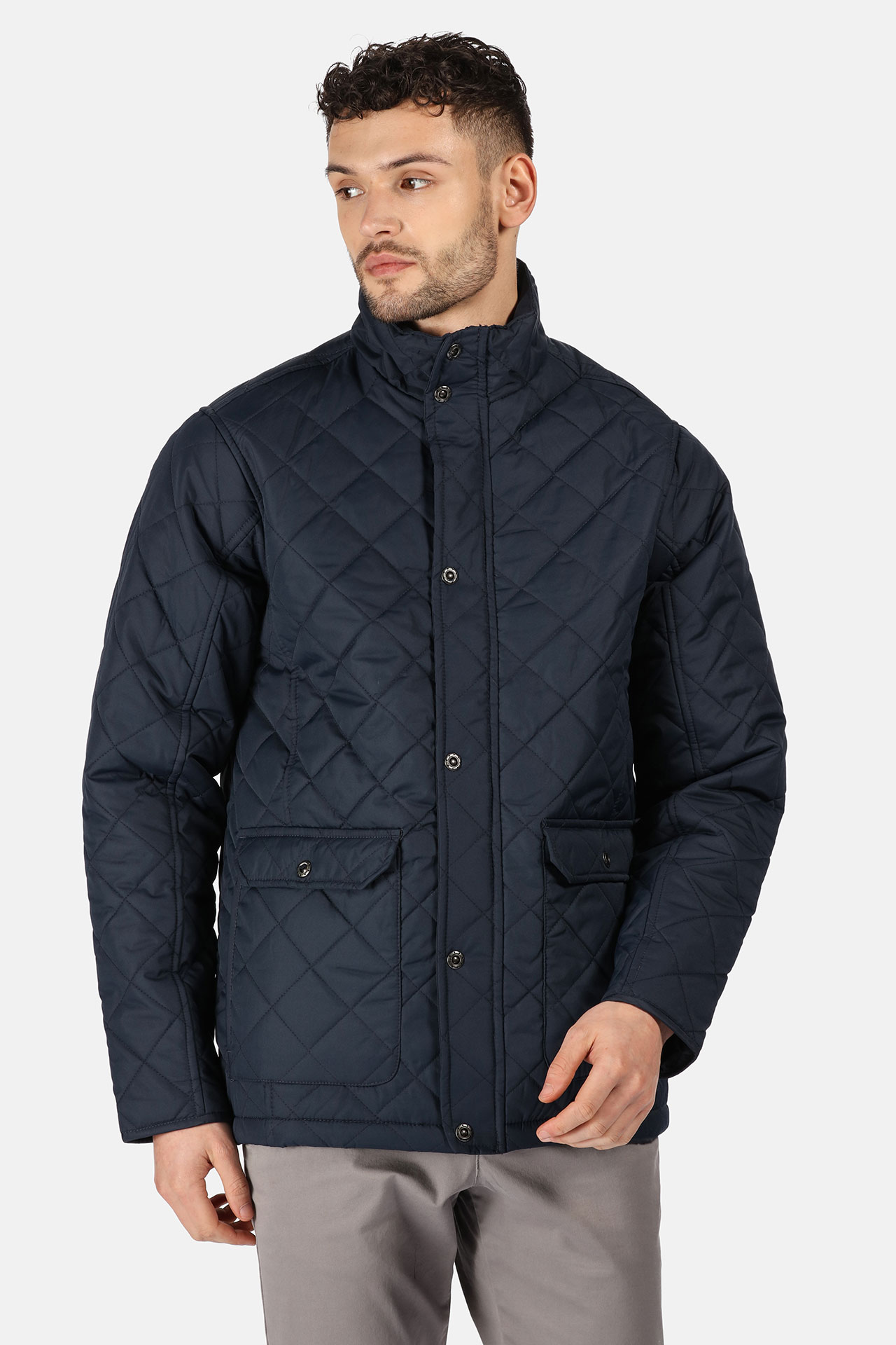 5042258 Куртка РЕГАТТА ПРОФЕШИОНАЛ ТАЙЛЕР утепленная синяя  Демисезонная одежда размер S (44-46) Спецодежда  - Вид №3