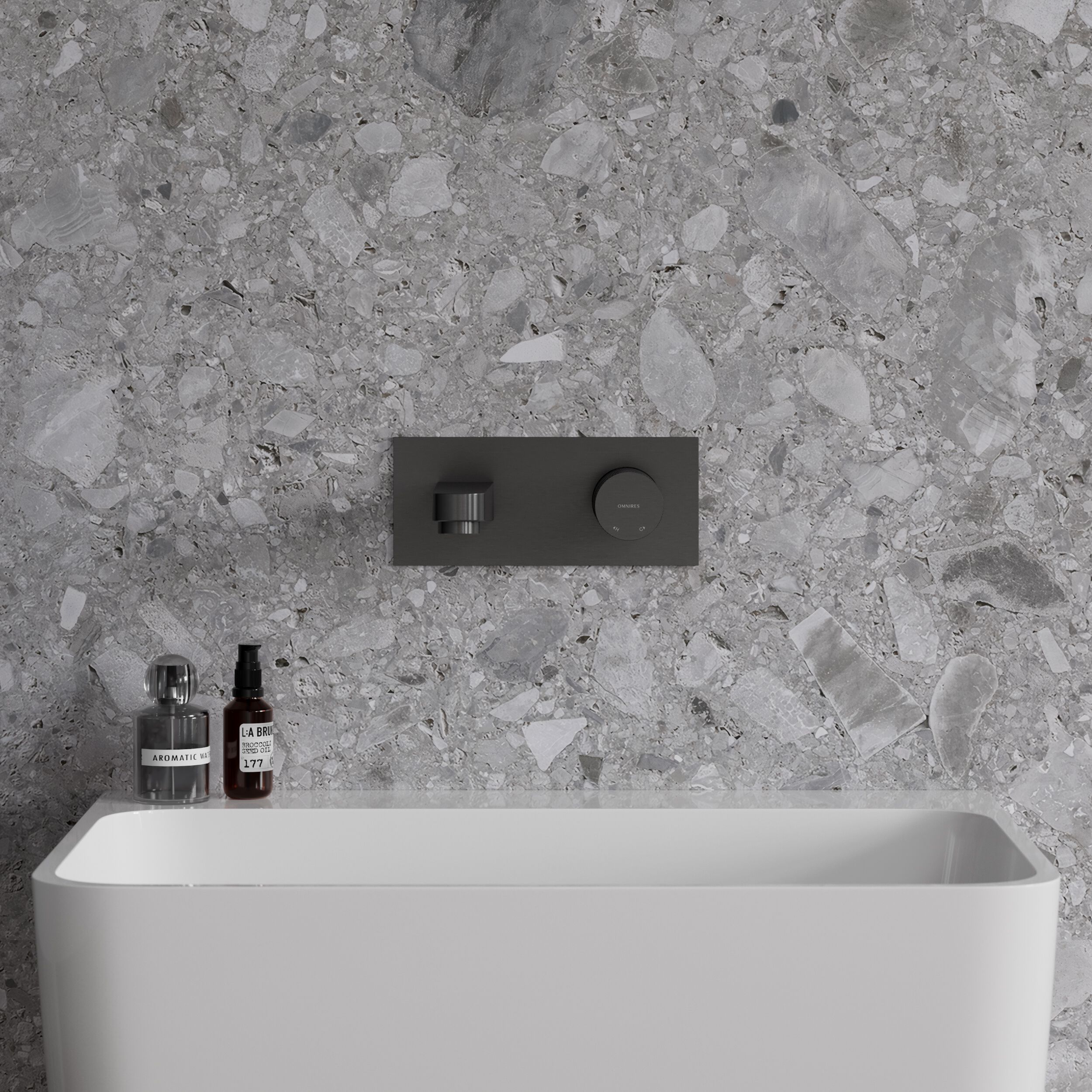 Настенный смеситель для раковины OMNIRES CONTOUR CT8015 ARCH-00063800 - Вид №5