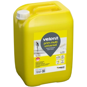 Грунтовка универсальная Vetonit Прим мульти универсал белая 5 л