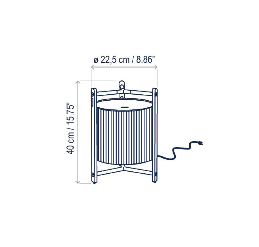 Деревянная светодиодная настольная лампа Bover Kando ARCH-00148361 - Вид №5