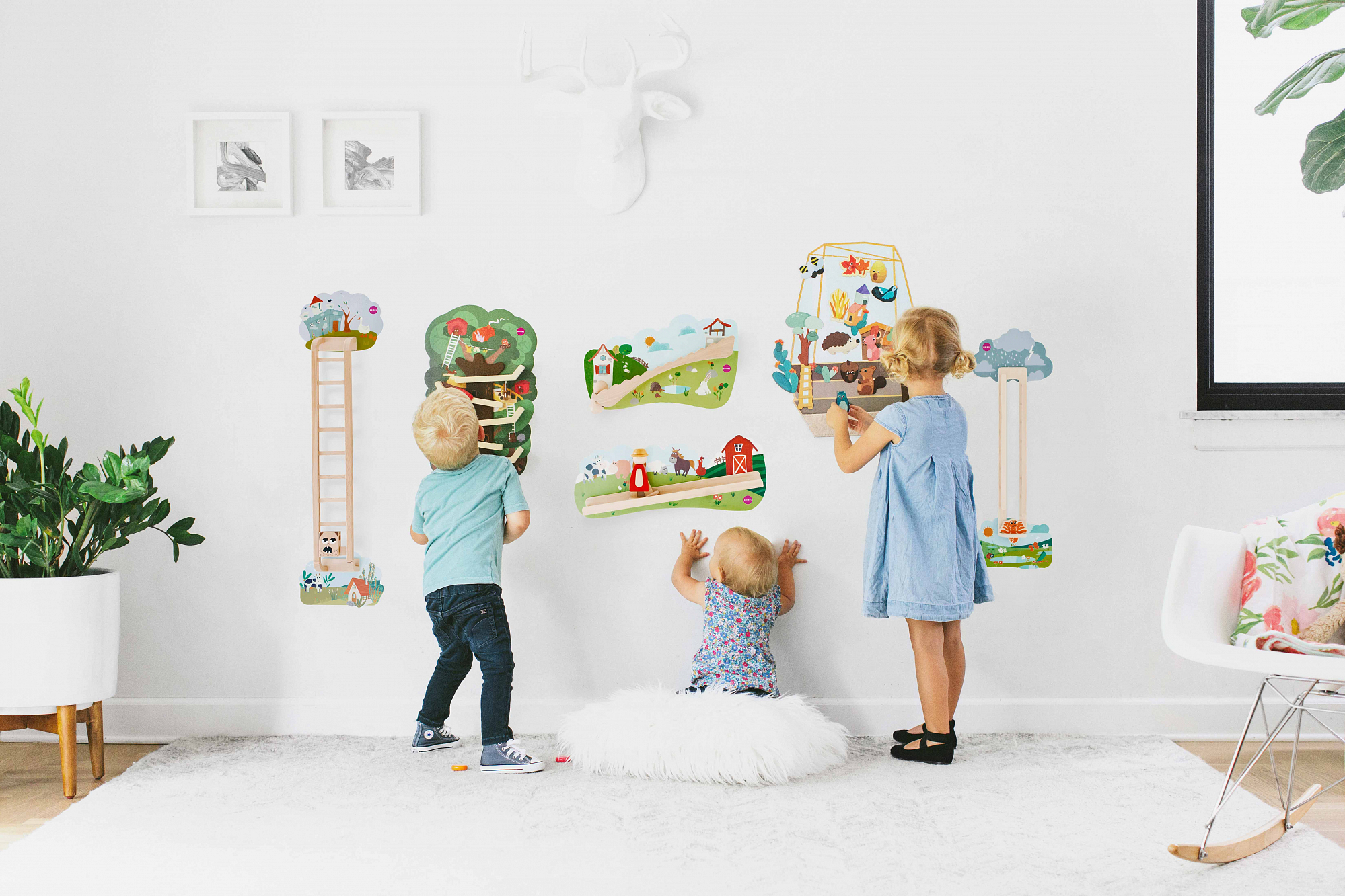 Развивающая игрушка на стену Vertiplay "Паучок Бибси" ORIBEL  322603 Разноцветный Santreyd  - Вид №4