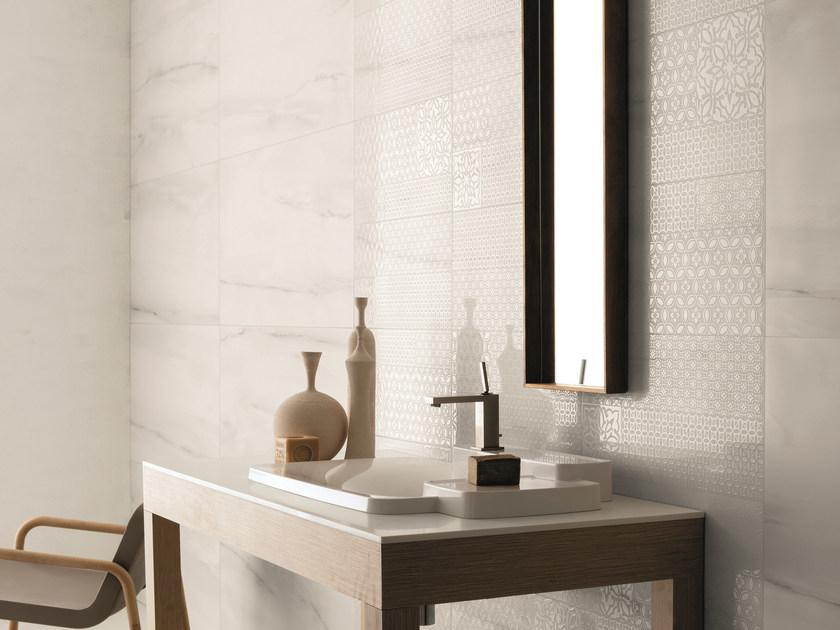 Provenza Настенная / напольная плитка из керамогранита с эффектом мрамора Bianco d'italia sun-id-1380239 - Вид №2