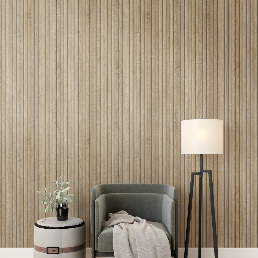 Профиль Финиш МДФ Stella Beats Standart Дуб Сонома 2700x77x16 (упак.4шт.) STSR-211 - Вид №1