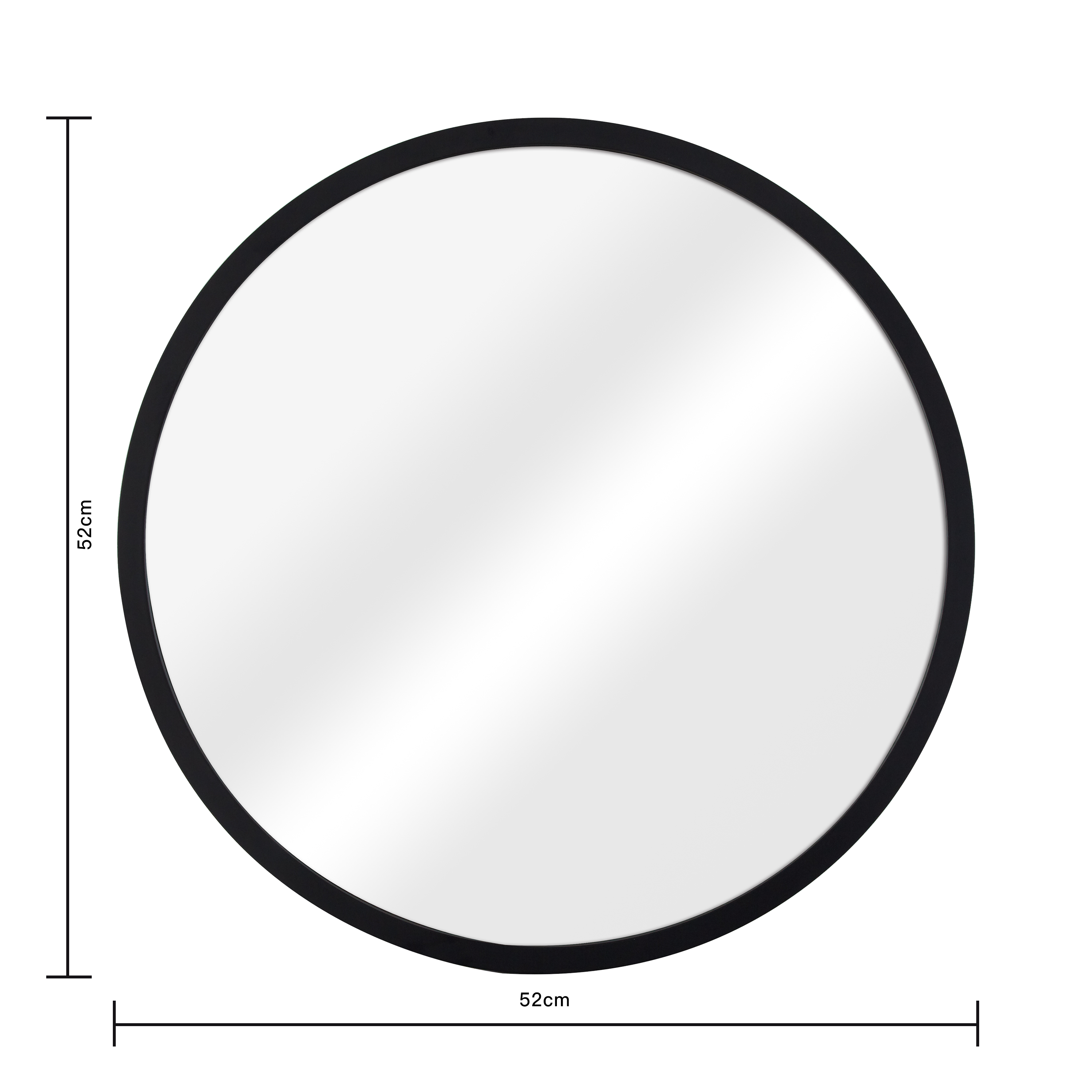 INSPIRE Зеркало декоративное Nodal D52 черное с лепным багетом 84121545 STLM-0046565 - Вид №10