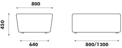 FIT INTERIORS Прямоугольный пуф из экокожи sun-id-1417849 - Вид №4