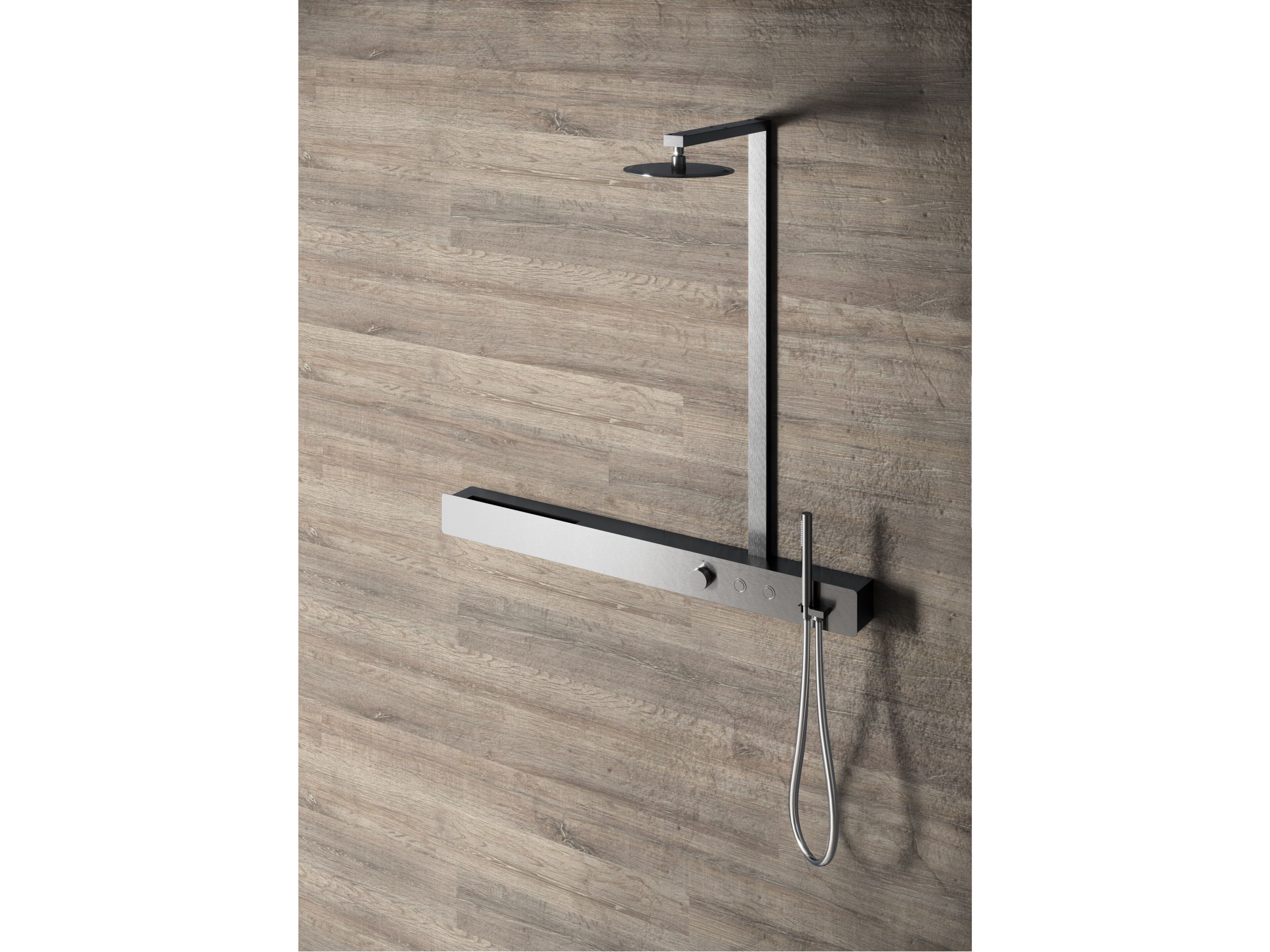 Термостатическая душевая колонна из нержавеющей стали Kinedo INTEGRA 200 ARCH-00084298 - Вид №1