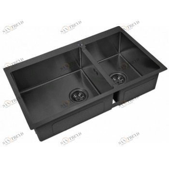 Мойка Zorg INOX-PVD 78-2-51L GRAFIT, Zorg pvd 78-2-51L GRAFIT Мойка кухонная прямоугольная Zorg 