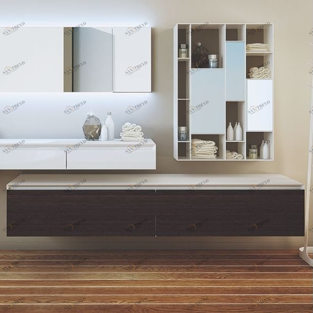 Moma Design Тумба подвесная с 2 ящиками 1800 Evoline Emotion2 350 венге EVD209183WE