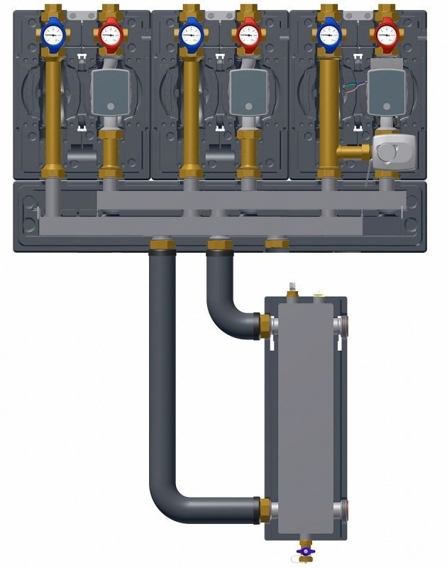 Разделитель гидравлический WATTS HW 140/140, 144 кВт 10м3/ч 10010419 - Вид №1