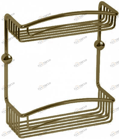 Решетка двойная MIGLIORE Complementi ML.COM.BR-50.600 - бронза ML.COM-50.600.BR