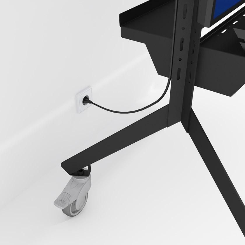 ODESD2 Напольный стальной поворотный монитор / подставка под телевизор X sun-id-1444493 - Вид №3