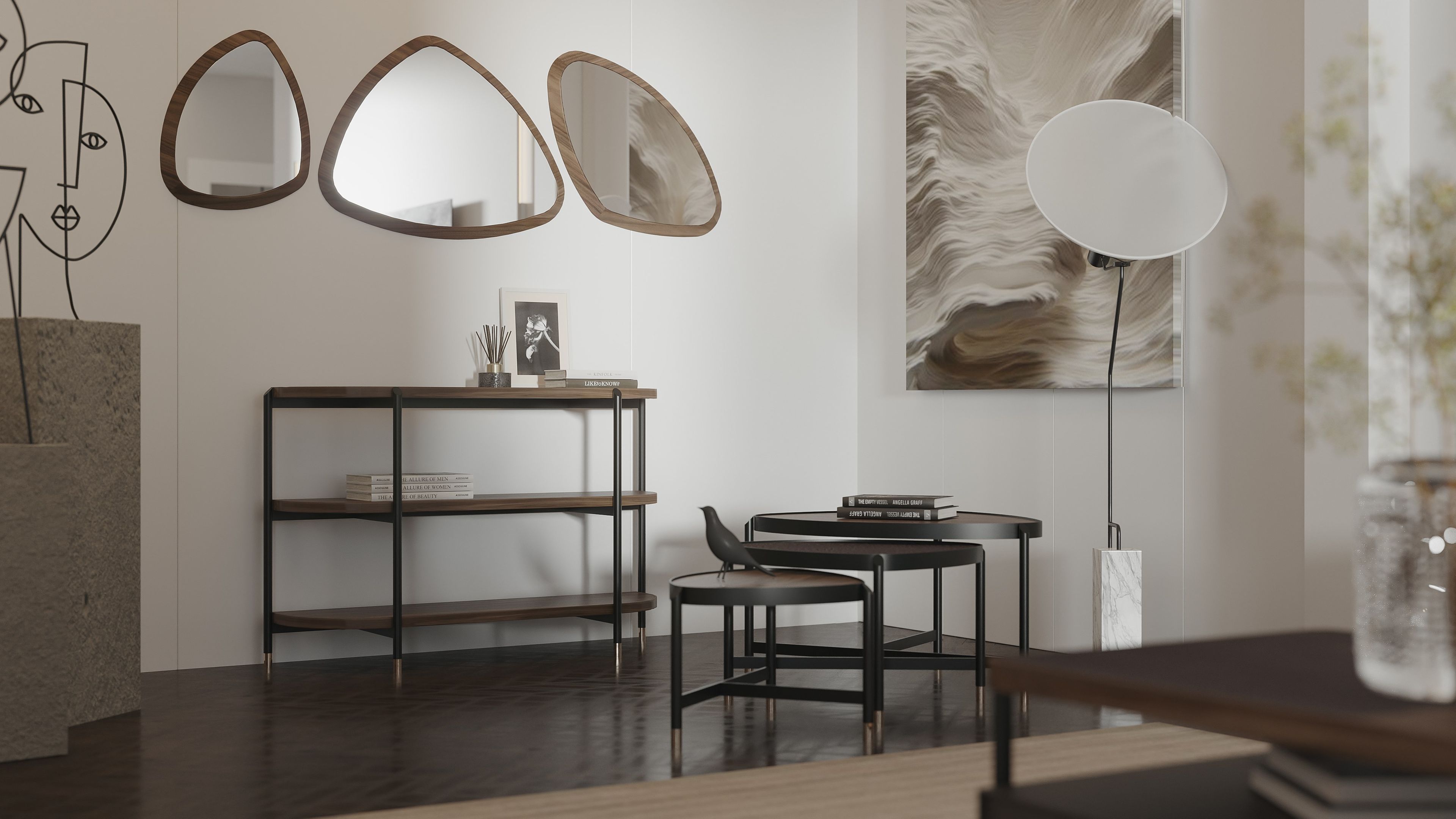 Настенное зеркало в рамке animovel Ньюпорт ARCH-00110653 - Вид №2