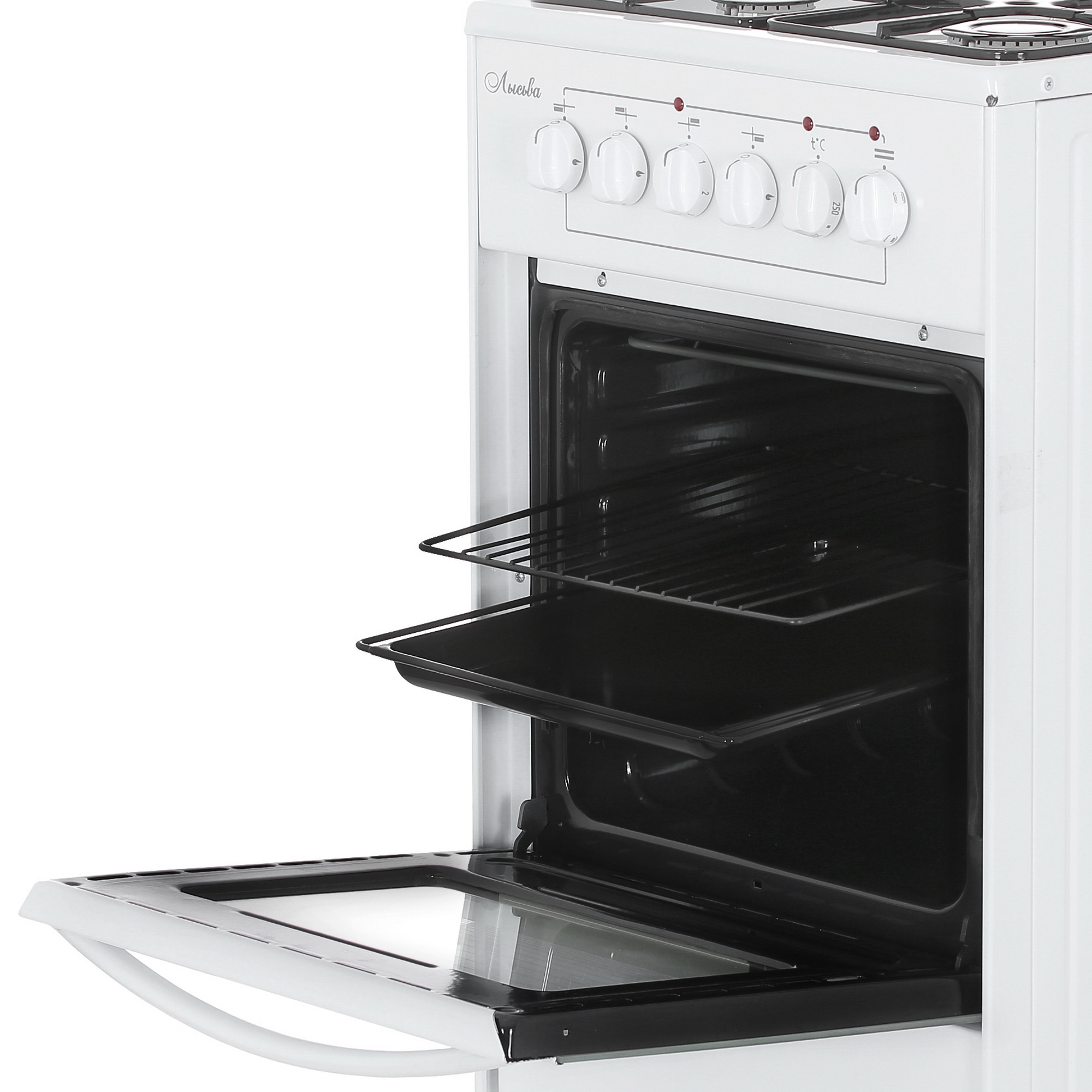 1033262 Комбинированная плита Лысьва ЭГ 1/3г01-2у белый STDN-0053655 - Вид №5