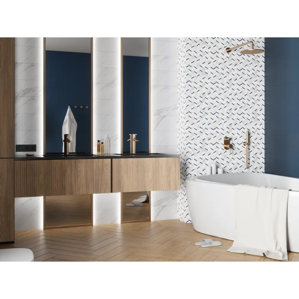Плитка настенная Mersey Terr A0554V24105 20x40 см 1.6 м² матовая цвет микс Santreyd STLM-2105310 - Вид №7