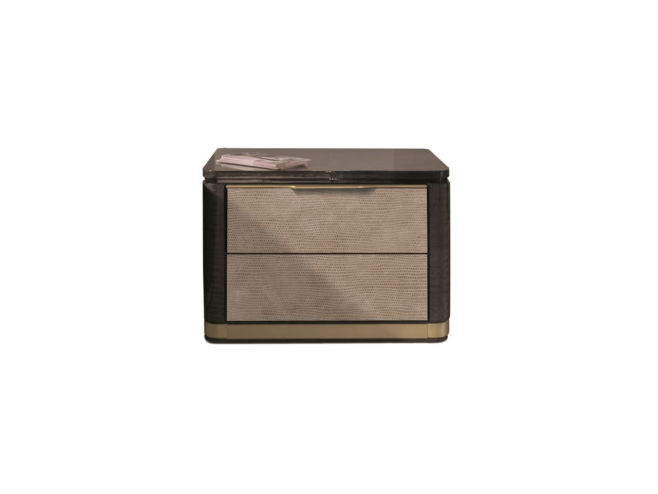 Прямоугольная прикроватная тумбочка из дерева и кожи Hurtado Evolution ARCH-00136136 - Вид №3