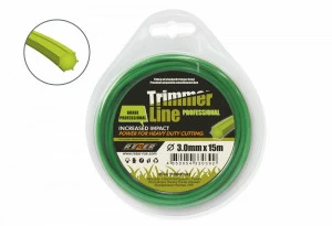 Леска триммерная Professional 3х15мм семиугольник REZER