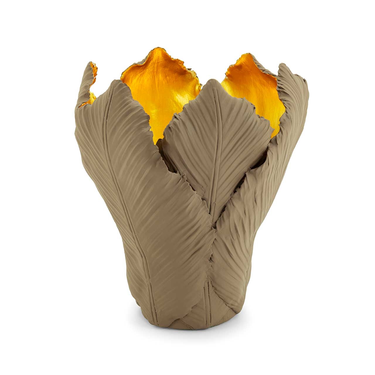 300054-93 ABHIKA ПОДСВЕЧНИК ТЮЛЬПАН BIG BLACK/GOLD  - Вид №7