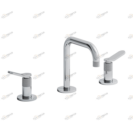 CRIES204 Смеситель для раковины МАЛЫЙ на 3 отверстия со сливом Up & Down 1 ”1/4 Cristina Rubinetterie 