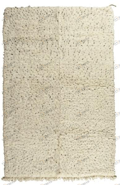 AFOLKI Прямоугольный шерстяной коврик с длинным ворсом Beni ourain Taa1279be