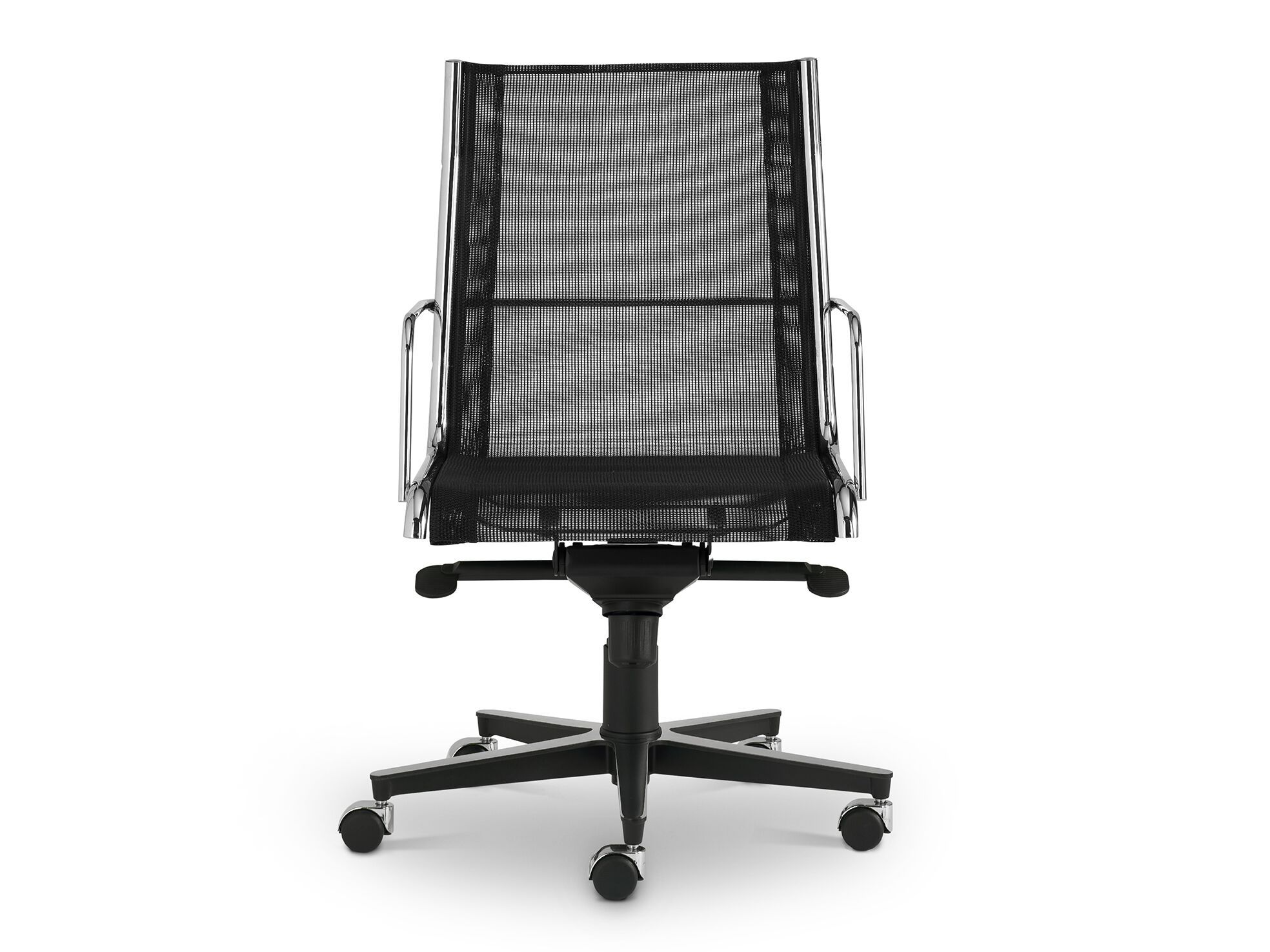 Кожаное вращающееся офисное кресло с колесами i 4 Mariani ARCH-00062682 - Вид №1