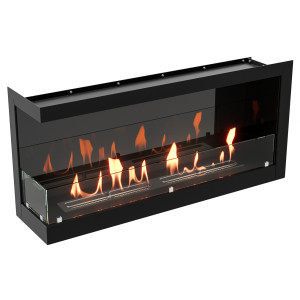 9101989 Биокамин Firelight BFP-P1000LC left corner черный
