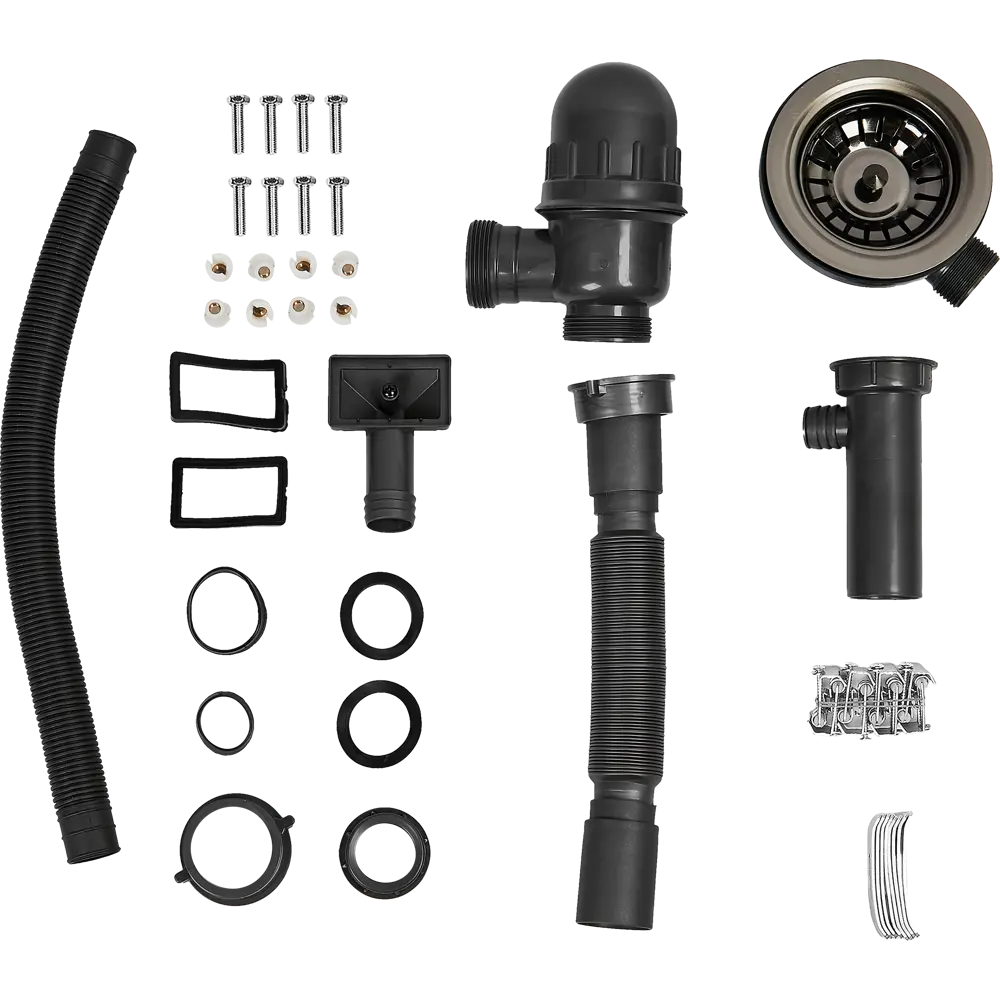 Мойка для кухни врезная Delinia 50x40 см глубина чаши 20 см нержавеющая сталь цвет черный 89350868 STLM-2106648 Мойка врезная - Вид №6
