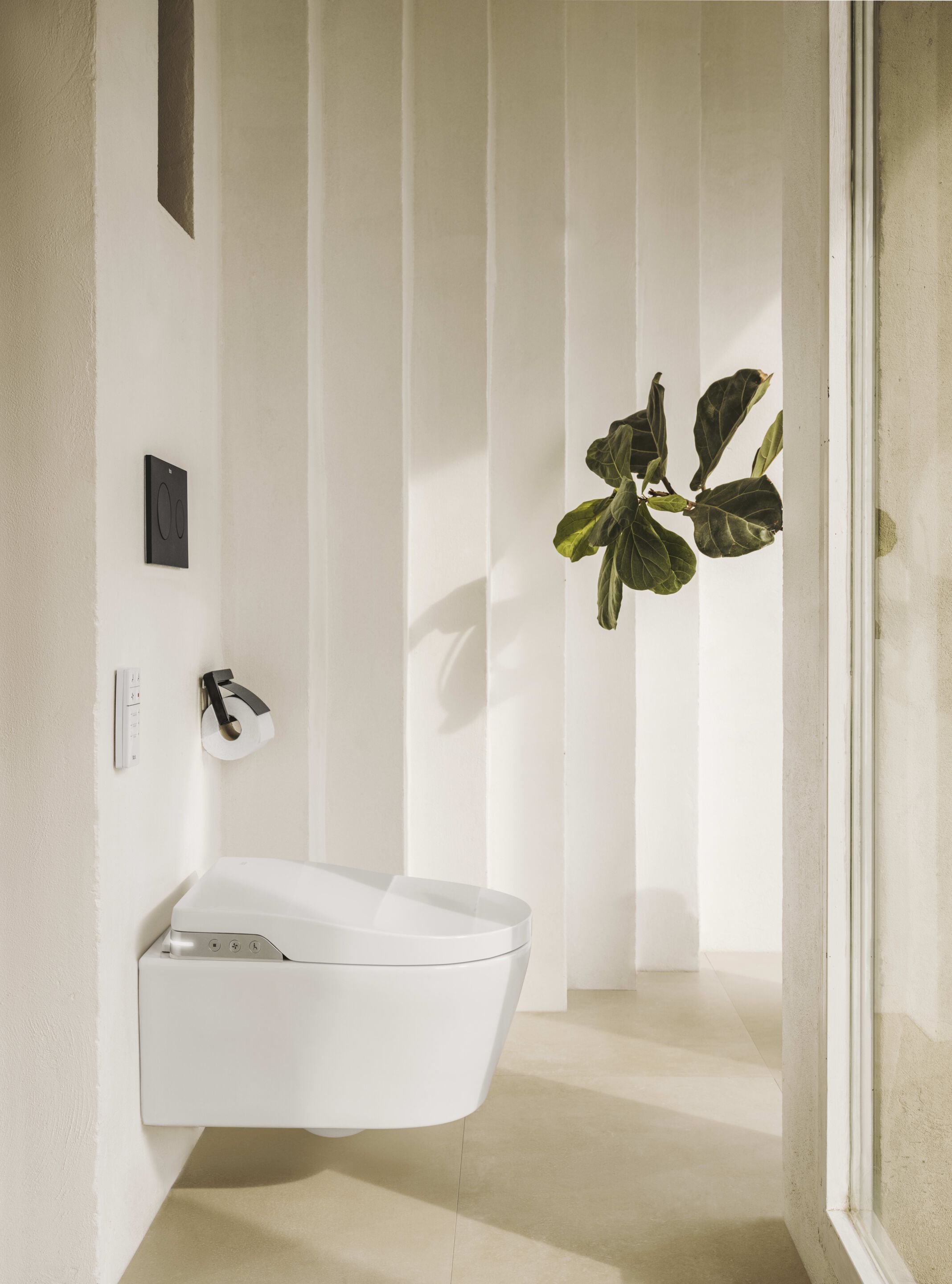 Пластиковая механическая туалетная панель управления Roca PL10 DUAL (ONE) A890189 ARCH-00145383 - Вид №2