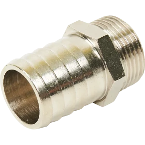 Штуцер Stout 3/4"x25 мм НР никелированная латунь 84868152 STLM-2032565
