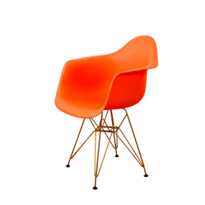 91988780 Комплект кухонных стульев 2 шт Derstuhl 330 gold 43x82x60 см полипропилен цвет оранжевый STLM-1402665