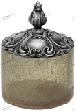 Баночка высокая MIGLIORE Elizabetta ML.ELB-60.128.CR - хром 