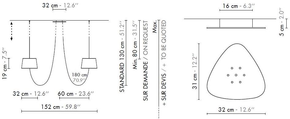designheure Люстра из ткани Nuage sun-id-1469451 - Вид №6