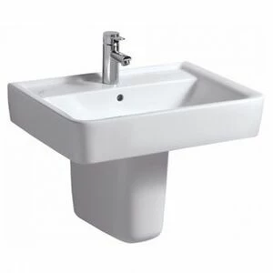 222265000 Подвесная раковина настенная прямоугольная Keramag  белая