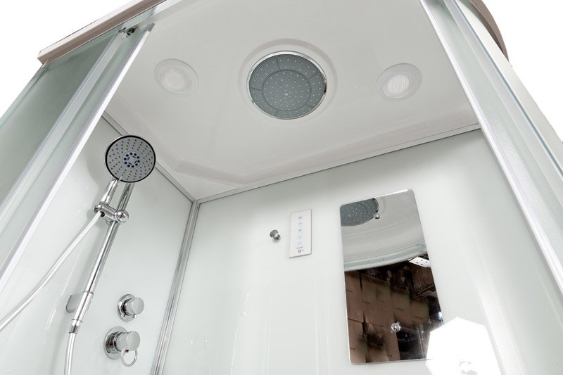 А102 L LED с кнопкой и гидромассажем Душевая кабина DETO Серия А D279S LED - Вид №20