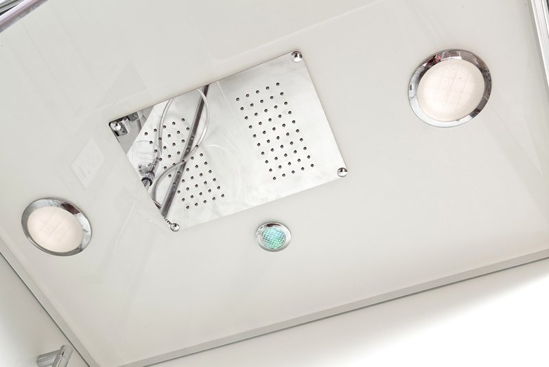 B09 BLACK Душевая кабина DETO Серия B Z120 KERAVA с паром - Вид №4