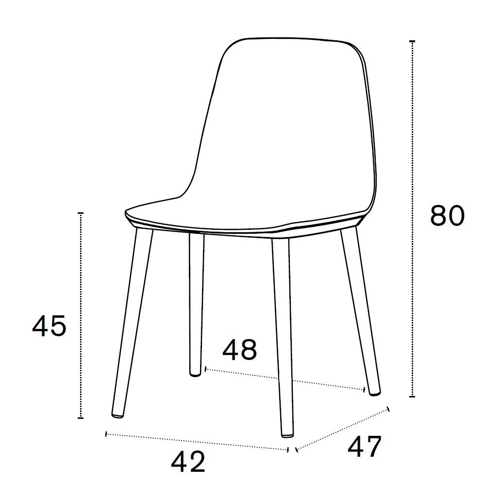 Деревянный стул TREKU Bisell ARCH-00022371 - Вид №2
